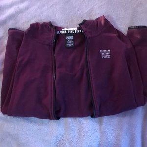 PINK zip-up sweatshirt